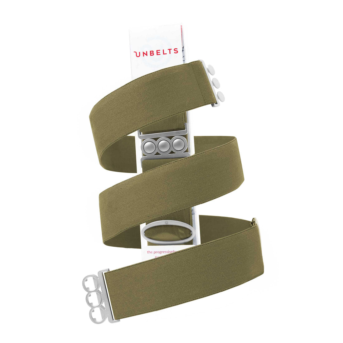 Unbelts Classic Unbelt Olive (Silver) Unbelts