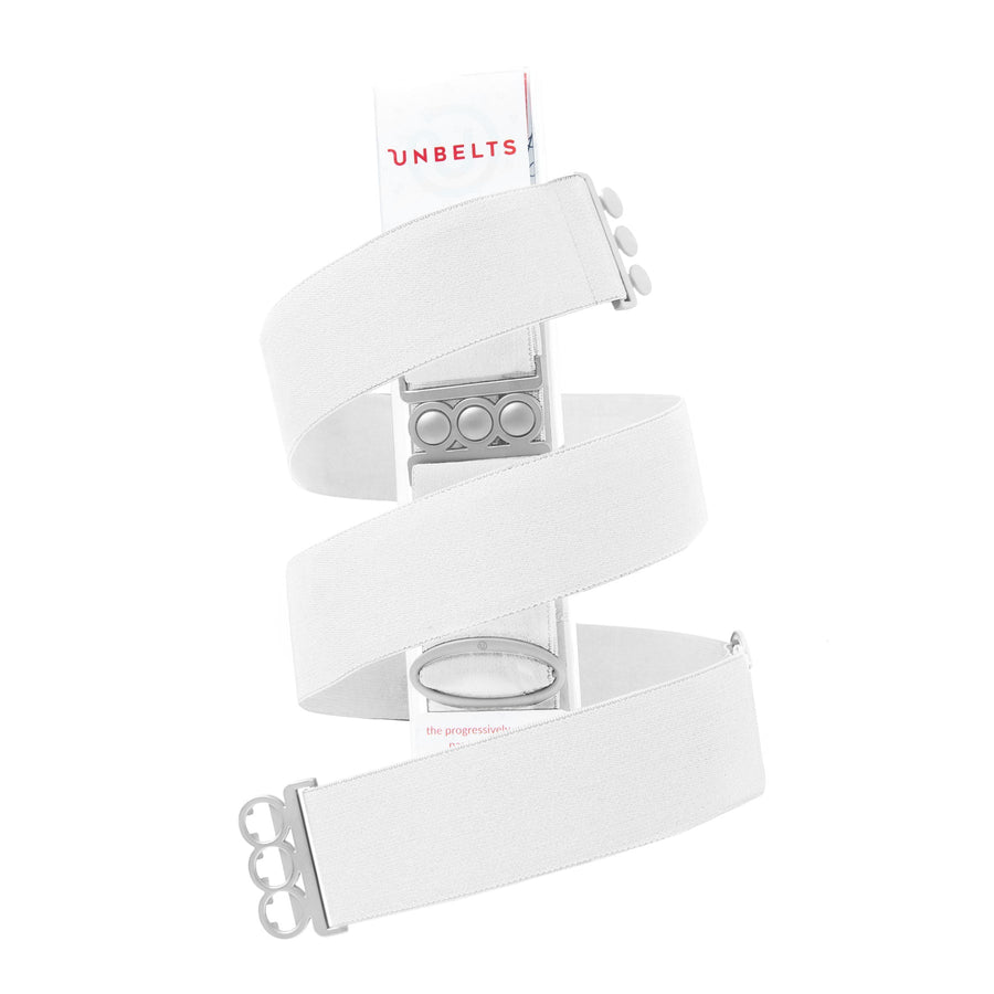 Unbelts Classic Unbelt True White (Silver) Unbelts